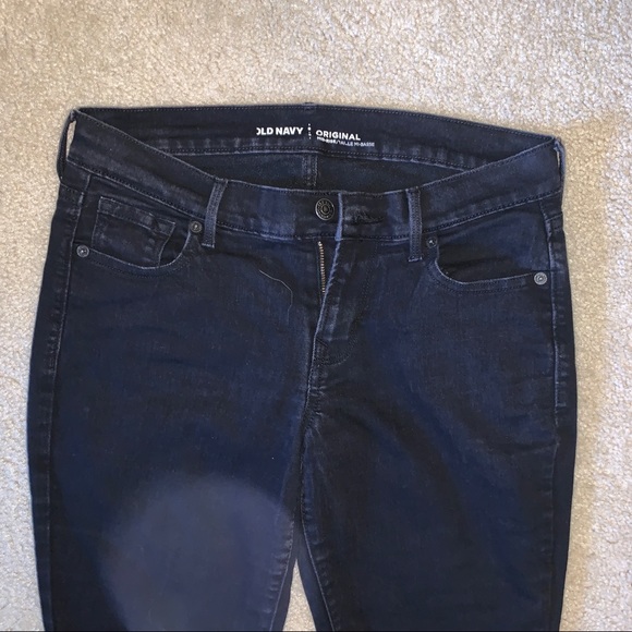 BLACK MID RISE JEANS 4 SHORT - Picture 3 of 7
